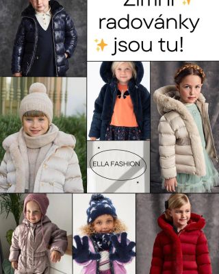 Připravte se na zimu již nyní. Kabáty, oboustranné bundy, kombinézy pro malé děti. Různé velikosti, různé typy, pestré...