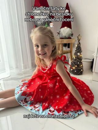 Nejkrásnější vánoční chvíle si zaslouží ty nejkrásnější šaty⭐️👗. Pro malé princezny na besídku, focení i Štědrý den🎄....